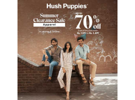 Hush Puppies Summer Clearance Sale UP TO 70% off on Apparel